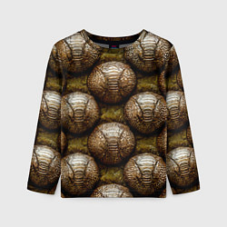 Лонгслив детский Броненосцы, цвет: 3D-принт