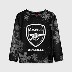 Лонгслив детский Снежный Arsenal, цвет: 3D-принт