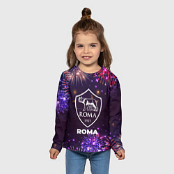 Лонгслив детский Праздничный Roma, цвет: 3D-принт — фото 2