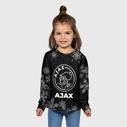 Лонгслив детский Снежный Ajax, цвет: 3D-принт — фото 2