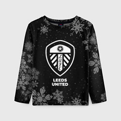 Детский лонгслив Снежный Leeds United