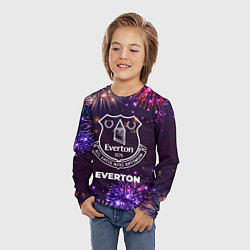Лонгслив детский Праздничный Everton, цвет: 3D-принт — фото 2