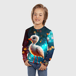 Лонгслив детский Аистенок, цвет: 3D-принт — фото 2