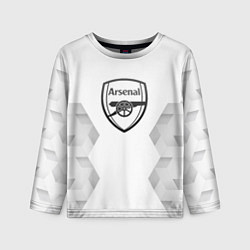 Детский лонгслив Arsenal white poly