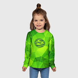 Лонгслив детский PSV green poly, цвет: 3D-принт — фото 2