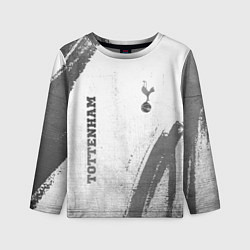 Детский лонгслив Tottenham - white gradient вертикально