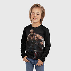 Лонгслив детский Mortal kombat - baraka, цвет: 3D-принт — фото 2