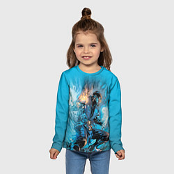 Лонгслив детский Mortal Kombat - Sub-Zero, цвет: 3D-принт — фото 2