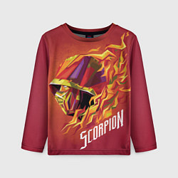Детский лонгслив Мортал Комбат - Скорпион