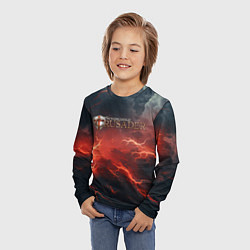 Лонгслив детский Stronghold сrusader молния крестоносца, цвет: 3D-принт — фото 2