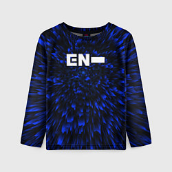 Лонгслив детский Enhypen blue energy, цвет: 3D-принт