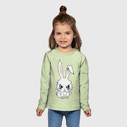 Лонгслив детский Злой кролик 2025, цвет: 3D-принт — фото 2