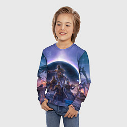 Лонгслив детский Предзнаменования тирании Helldivers 2, цвет: 3D-принт — фото 2