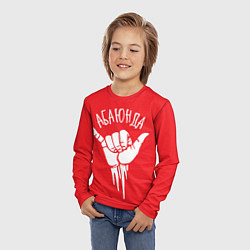 Лонгслив детский Абаюнда, цвет: 3D-принт — фото 2