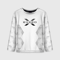 Детский лонгслив Exeed white poly