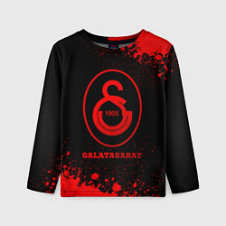 Лонгслив детский Galatasaray - red gradient, цвет: 3D-принт