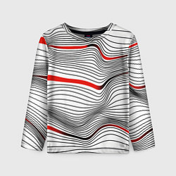 Детский лонгслив По красной линии