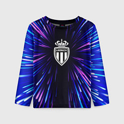 Лонгслив детский Monaco neon energy, цвет: 3D-принт