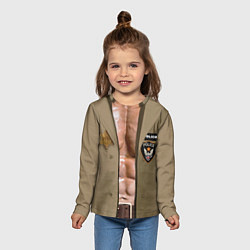 Лонгслив детский Костюм полицейского шерифа из GTA, цвет: 3D-принт — фото 2