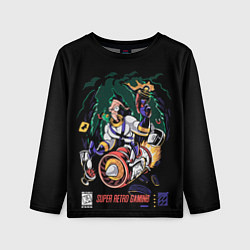 Детский лонгслив Earth worm Jim - super retro gaming