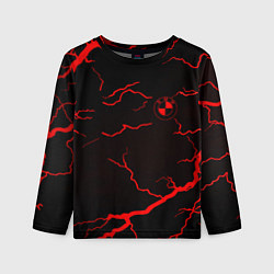 Детский лонгслив BMW storm red color