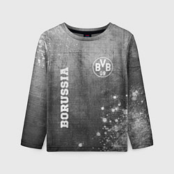 Лонгслив детский Borussia - grey gradient вертикально, цвет: 3D-принт