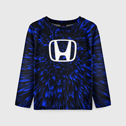 Детский лонгслив Honda blue energy
