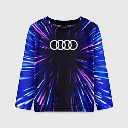 Лонгслив детский Audi neon energy, цвет: 3D-принт