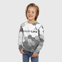 Лонгслив детский Half-Life - white gradient посередине, цвет: 3D-принт — фото 2