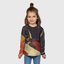 Лонгслив детский Бэтмен ретро стиль, цвет: 3D-принт — фото 2