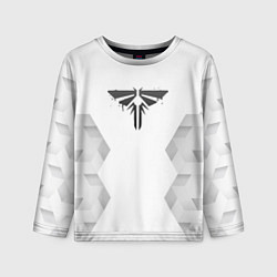 Лонгслив детский The Last Of Us white poly, цвет: 3D-принт