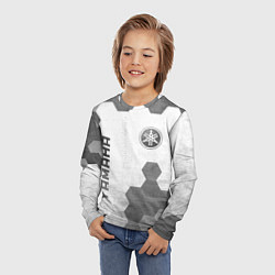 Лонгслив детский Yamaha - white gradient вертикально, цвет: 3D-принт — фото 2