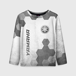 Лонгслив детский Yamaha - white gradient вертикально, цвет: 3D-принт