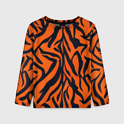 Детский лонгслив Расцветка тигра