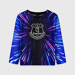 Лонгслив детский Everton neon energy, цвет: 3D-принт