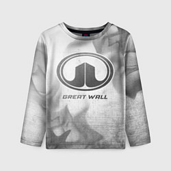 Лонгслив детский Great Wall - white gradient, цвет: 3D-принт