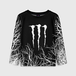 Лонгслив детский Monster energy лес, цвет: 3D-принт