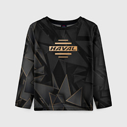 Лонгслив детский Haval golden poly, цвет: 3D-принт