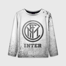 Лонгслив детский Inter - white gradient, цвет: 3D-принт