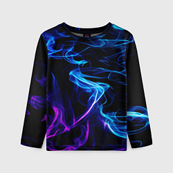 Детский лонгслив Color blue pink