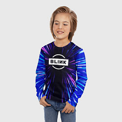 Лонгслив детский Blackpink neon energy, цвет: 3D-принт — фото 2