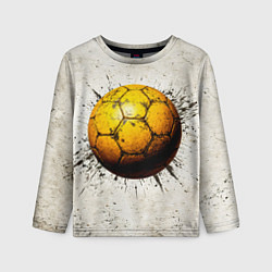 Детский лонгслив Гандбольный мяч на белом