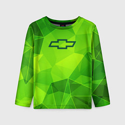 Детский лонгслив Chevrolet green poly