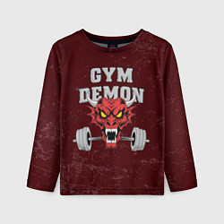 Детский лонгслив Gym demon
