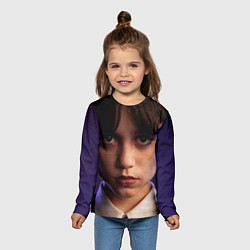 Лонгслив детский Wednesday - Ortega, цвет: 3D-принт — фото 2