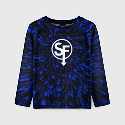 Лонгслив детский Sally Face blue energy, цвет: 3D-принт