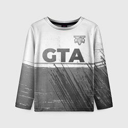 Детский лонгслив GTA - white gradient посередине
