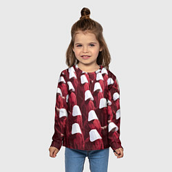 Лонгслив детский Рассказ служанки паттерн, цвет: 3D-принт — фото 2