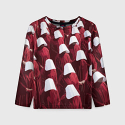 Лонгслив детский Рассказ служанки паттерн, цвет: 3D-принт