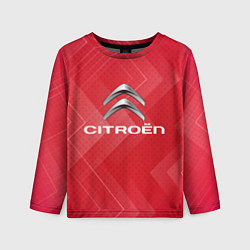 Детский лонгслив Сitroen texture